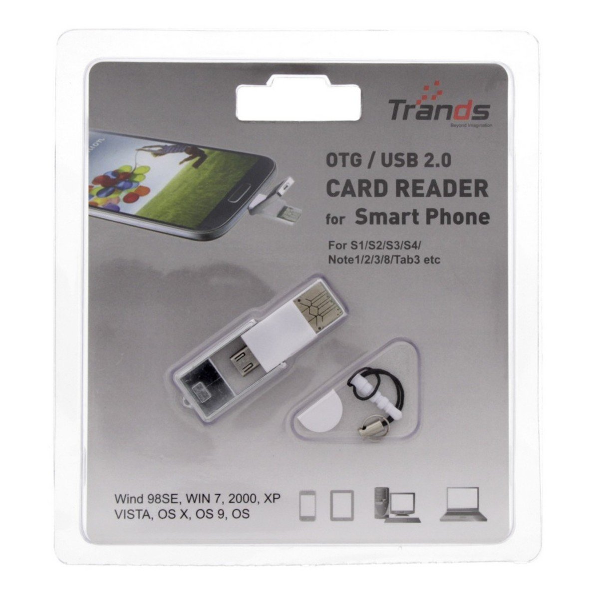 Trands micro USB Memory Card Reader OT38