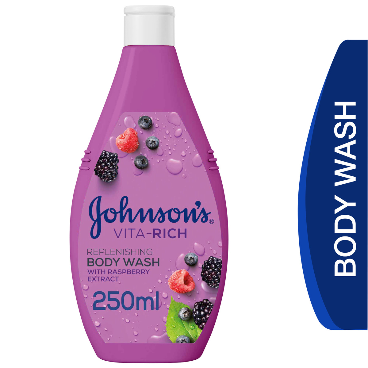 اشتري قم بشراء جونسون غسول الجسم فيتا ريتش نضارة 250 مل Online at Best Price من الموقع - من لولو هايبر ماركت Shower Gel&Body Wash في السعودية