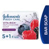 Johnson's Body Soap Vita-Rich Replenishing 6 x 125g