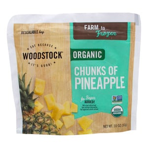 Woodstock Organic Chunks Of Pineapple 283g