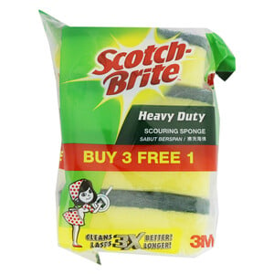Scotch Brite Scouring Sponge EDLP 21-B 4pcs