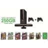 Xbox360 250GB Console + Kinect + 6 Games + 3 Months Live Card + 2 Controller