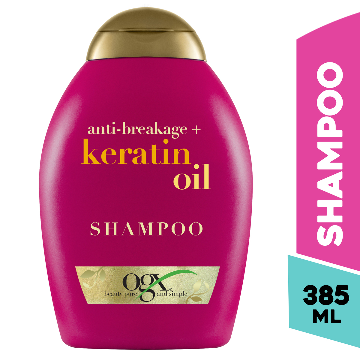 اشتري قم بشراء أو جي أكس شامبو ضد التقصف بزيت الكيراتين 385 مل Online at Best Price من الموقع - من لولو هايبر ماركت Shampoo في السعودية