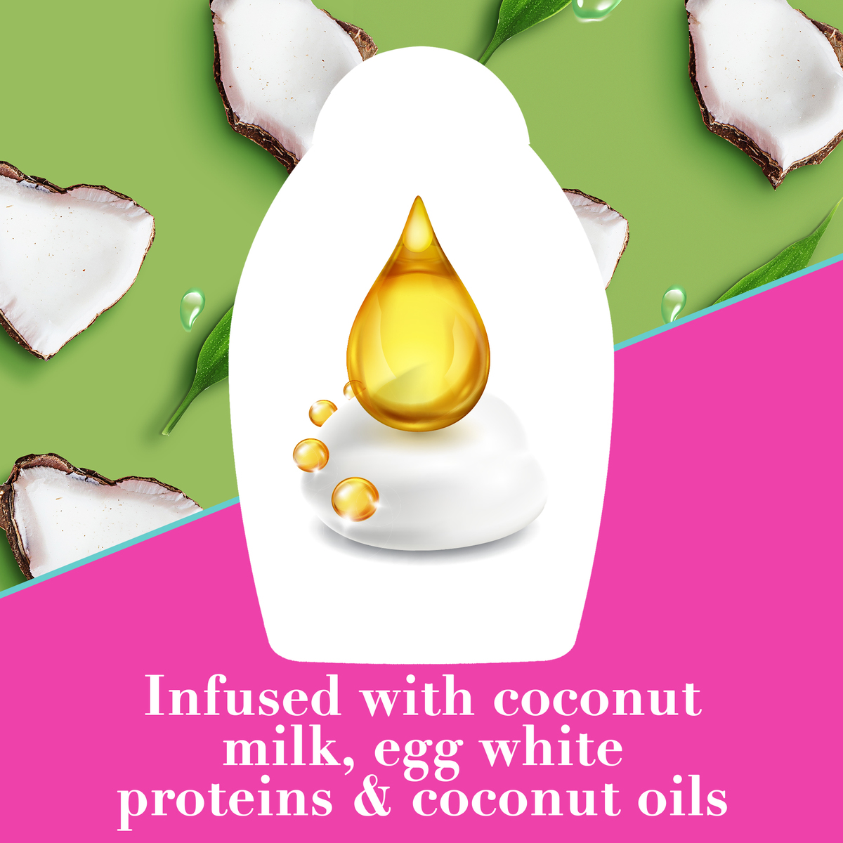 Ogx Hair Serum + Coconut Milk Anti Breakage Spray 118 ml