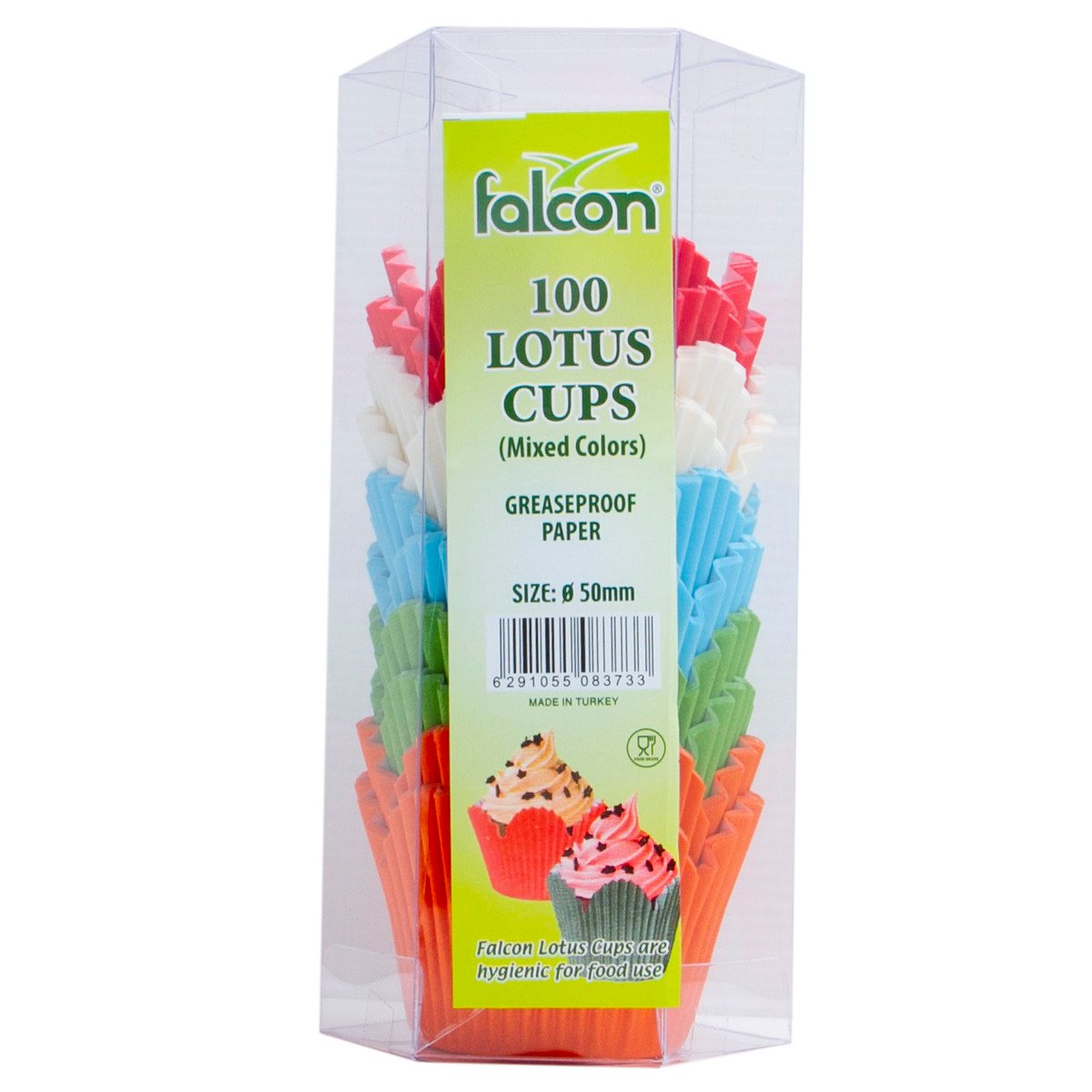 Falcon Mixed Colors Lotus Cups 100pcs