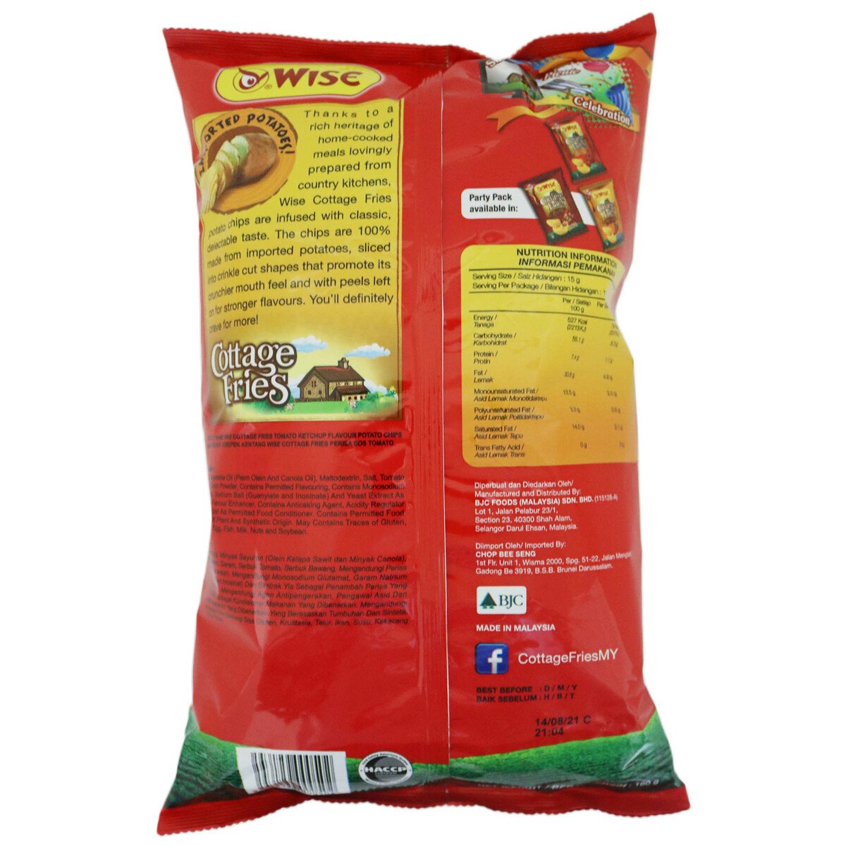Wise Tomato Chips 150g