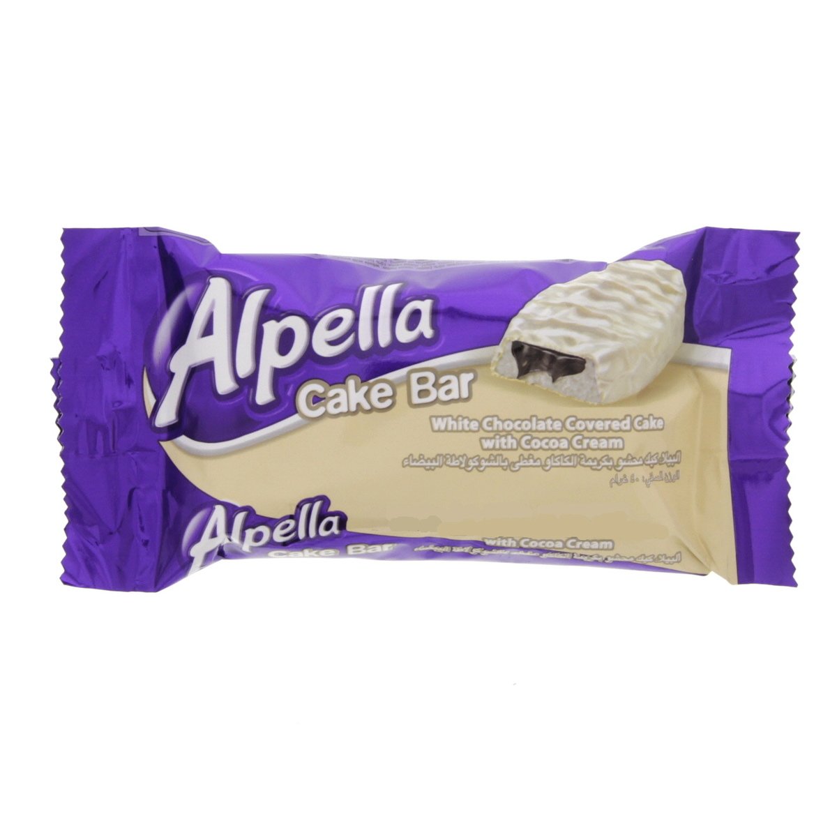 Alpella White Chocolate Covered Cake With Cocoa Cream 40 g
