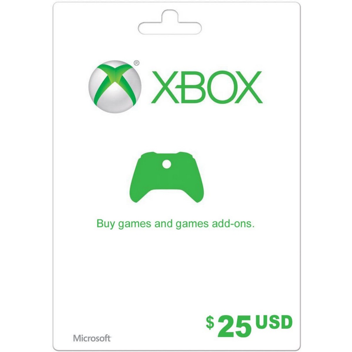 Xbox Live Card USD 25