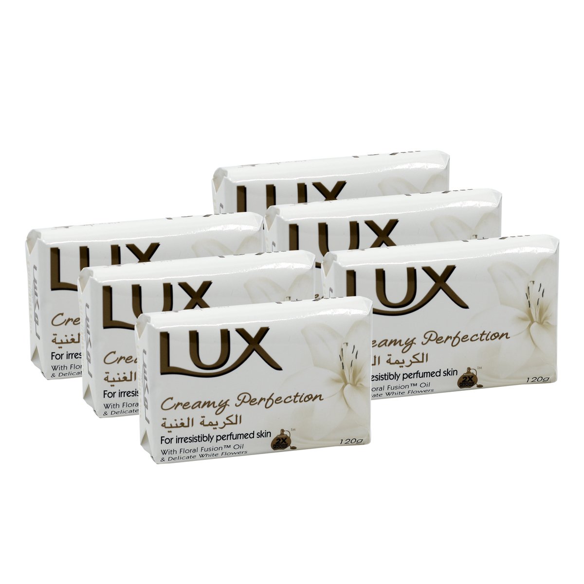صابون لوكس متنوع 6 × 120 جم