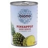Biona Organic Pineapple Mini Rings In Pineapple Juice 400g