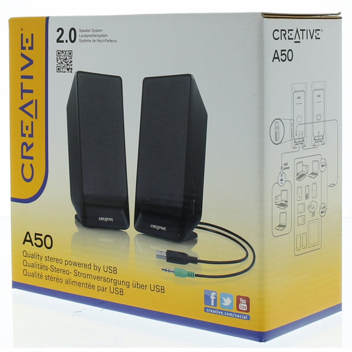 Creative 2.0 USB Speaker A50