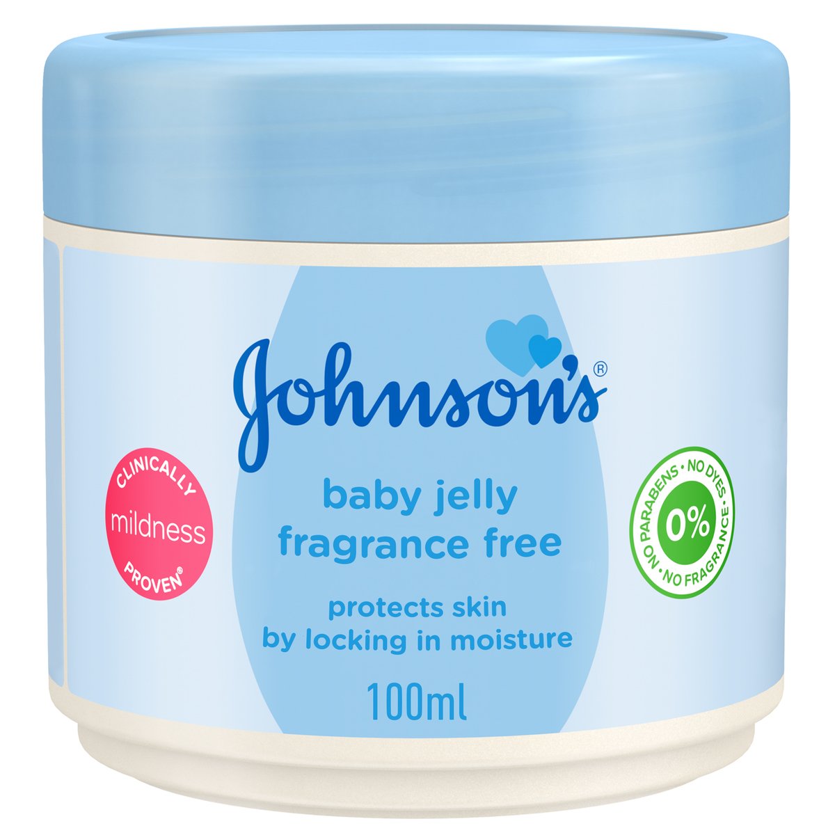 Johnson's Baby Jelly Unscented, 100 ml