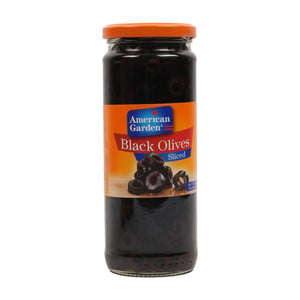 American Garden Sliced Black Olives 450 g