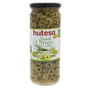 Hutesa Spanish Olives Sliced Green 230 g