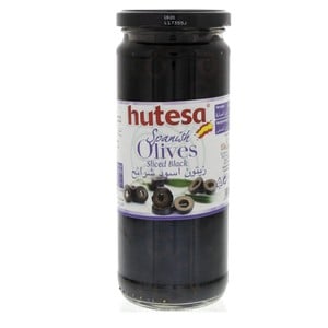 Hutesa Spanish Olives Sliced Black 230g