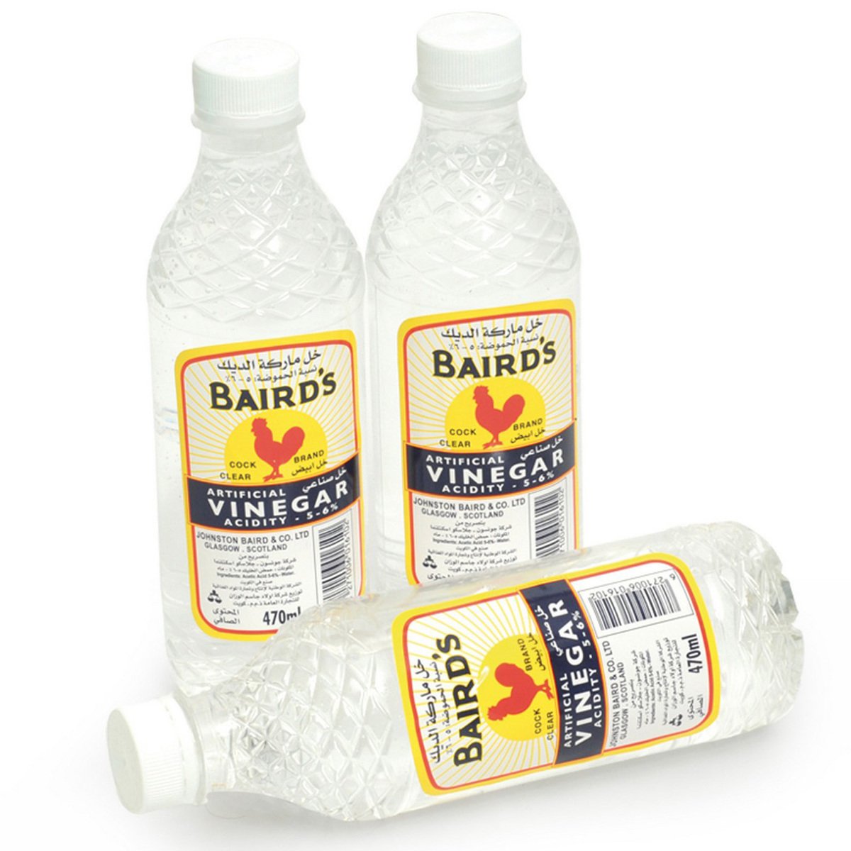 Bairds artificial Vinegar 470ml x 3pcs