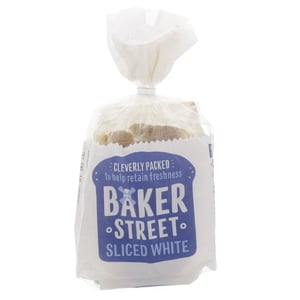 Baker Street Medium White Sliced Bread 550g