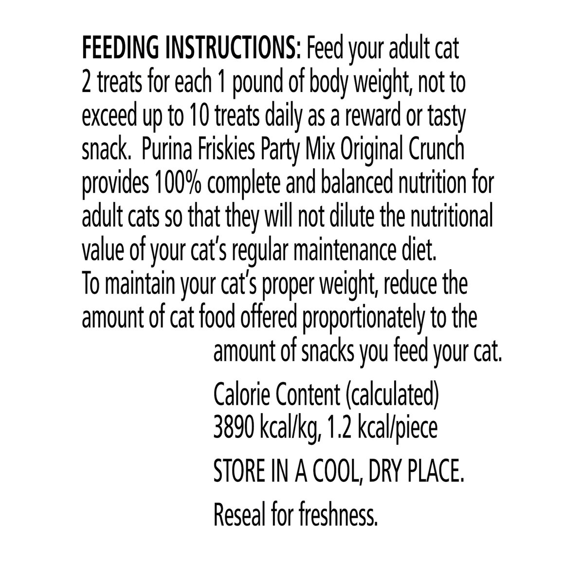 Purina Friskies Party Mix Cat Treats Original Crunch Cat Food 60 g