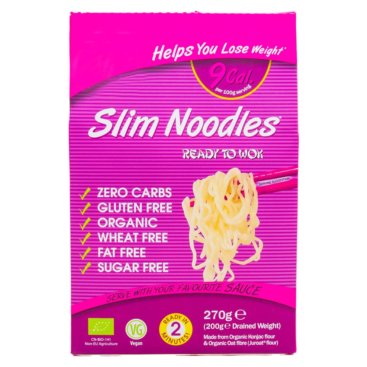 Buy Eat Water Slim Noodles 200 g Online at Best Price | Instant Noodle | Lulu Kuwait in UAE