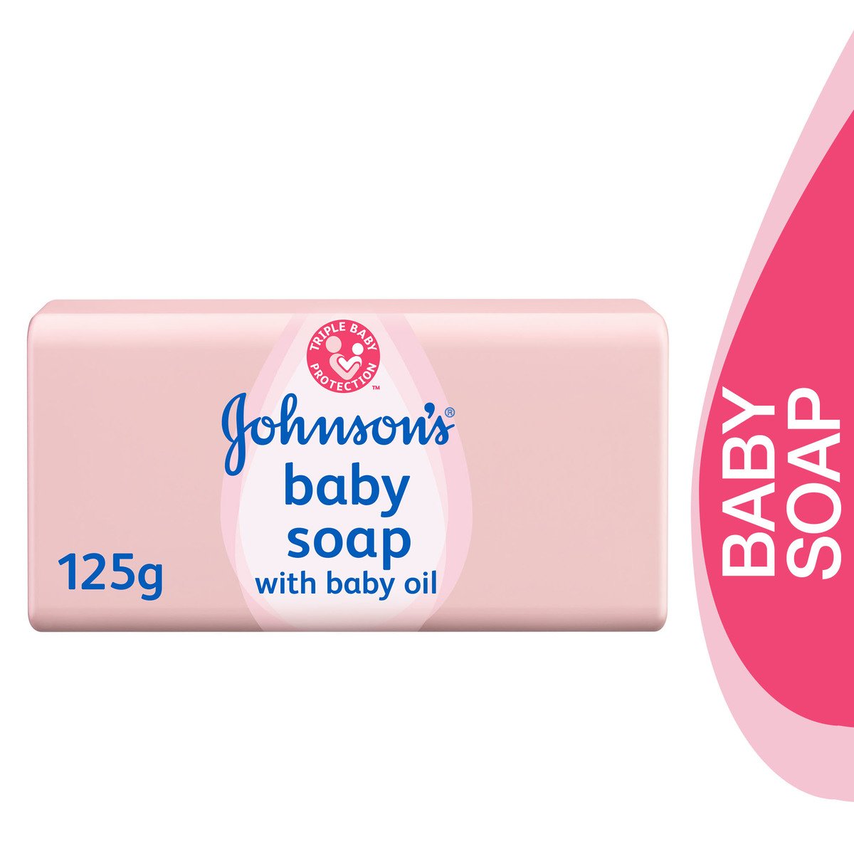 Buy Johnsons Baby Soap with Baby Oil 125 g Online at Best Price | Baby Soap | Lulu KSA in Kuwait