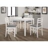 Maple Leaf Dining Table With 4 Chairs White