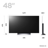 LG 48 inches C3 4K Smart OLED evo TV, OLED48C36LA