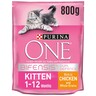 Purina One Kitten Catfood With Chicken and Whole Grains For 1-12 Months 800 g