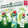 Jif Anti Odor Dishwashing Liquid with Macha Tea & Lime 2 x 670 ml + Offer