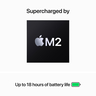 Apple MacBook Air M2 Chip, 15-inches, EN-AR Keyboard, 8 GB RAM, 256 GB Storage, Space Gray, MQKP3AB/A