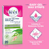 Veet Easy-Gel Wax Strips Dry Skin Value Pack 2 x 20 pcs