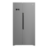 Beko Side by Side Refrigerator, 558 L, Silver, GNE741S