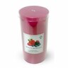 Maple Leaf Scented Pillar Candle 7.5x10cm Purple Mixed Berries