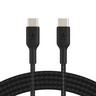 Belkin BoostCharge Braided USB-C to USB-C Cable, 1 m, Black, CAB004BT