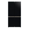 هيتاشي ثلاجة بباب فرنسي مع فريزر سفلي، 820 لتر، أسود، RWB820VUK2GBK