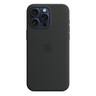 Apple iPhone 15 Pro Max Silicone Case with MagSafe, Black, MT1M3ZM/A