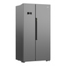 Beko Side by Side Refrigerator, 558 L, Silver, GNE741S