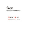 Ikon Swivel LCD/LED TV Bracket, 32 to 65 inches, Black, IKTS550