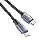 Ugreen USB Type-C to Lightning MFI Cable, 3A, PD 36 W, 1 m, Black, US304