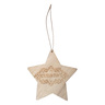 Party Fusion Wooden Ramadan Hanging Pendant, Assorted, RM01383