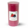 Maple Leaf Scented Pillar Candle 7.5x15cm Purple Mixed Berries