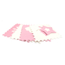 Sunta Puzzle Mat, Pack of 4, Pink/White, 2113/10B3-PK/WHT