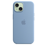 Apple iPhone 15 Silicone Case with MagSafe, Winter Blue, MT0Y3ZM/A