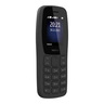 Nokia 105 Dual Sim Feature Phone, Charcoal, TA-1416