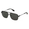 Fila Men's Square Sunglasses, Smoke, 100 570531 Sqr Black