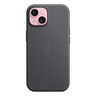 Apple iPhone 15 FineWoven Case with MagSafe, Black, MT393ZM/A