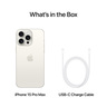 Apple iPhone15 Pro Max, 1 TB Storage, White Titanium