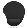Iends Gel Mouse Pad with Wrist Support, Black, IE-MP864
