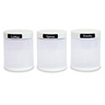 Bee Orbit Canister, 3 pcs, White, 404-2/3W