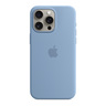 Apple iPhone 15 Pro Max Silicone Case with MagSafe, Winter Blue, MT1Y3ZM/A
