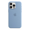Apple iPhone 15 Pro Max Silicone Case with MagSafe, Winter Blue, MT1Y3ZM/A